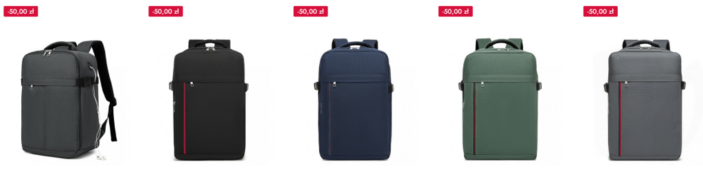 Plecaki Ryanair 40x30x20